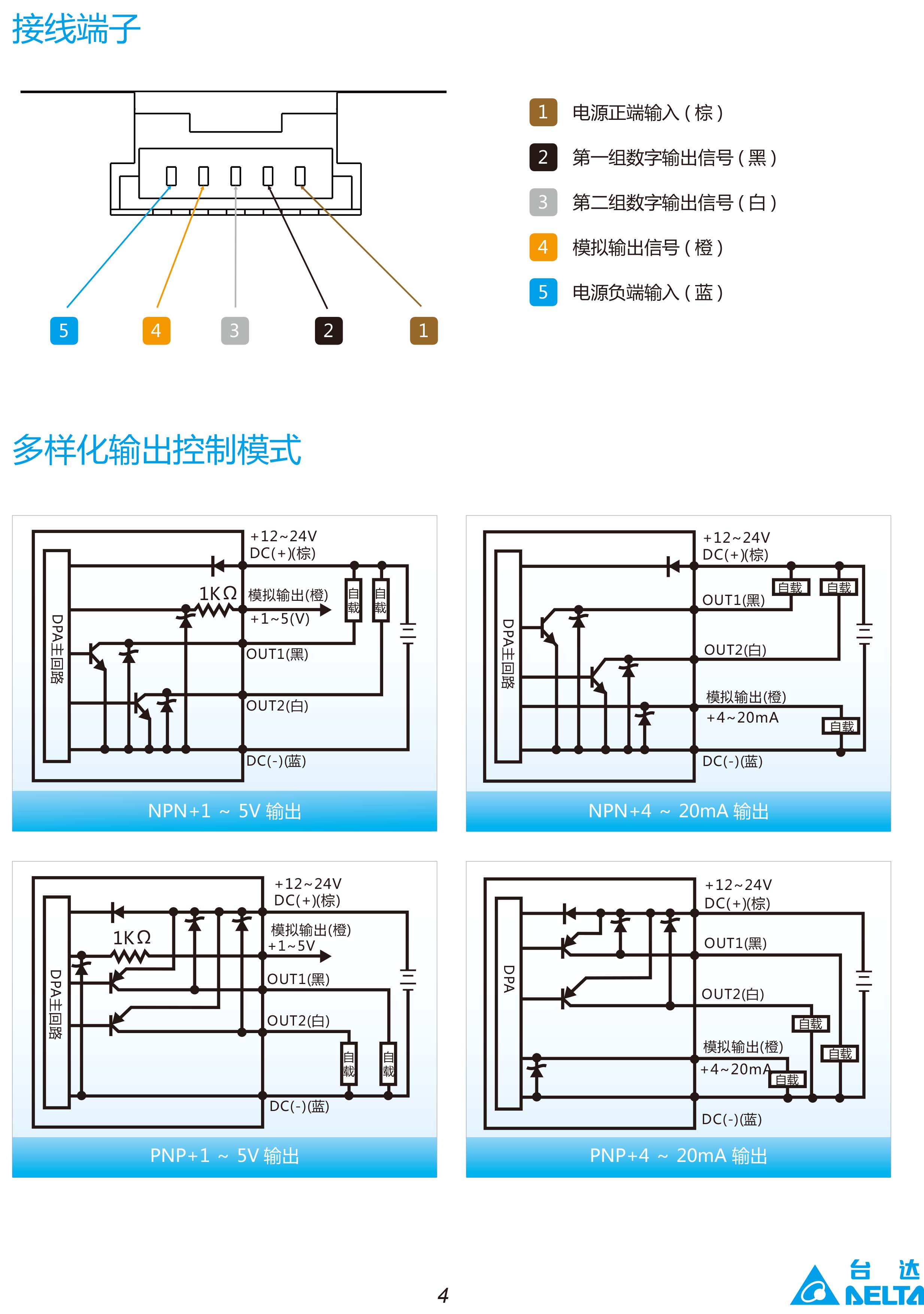 臺(tái)達(dá)DPA微型壓力傳感器型號(hào)|工作原理